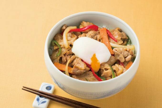 スタミナ丼セット