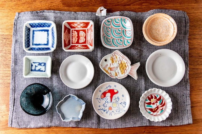 小皿や豆皿も効率的に収納したいところ