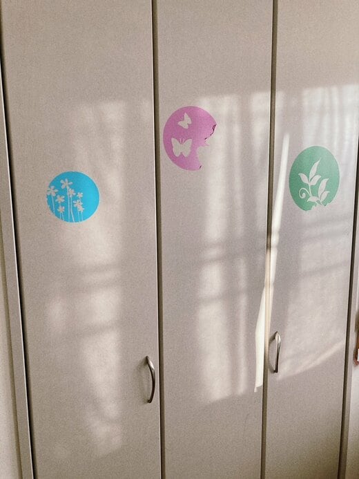 かわいさを求めて貼ったシールは丁寧に取り除きました