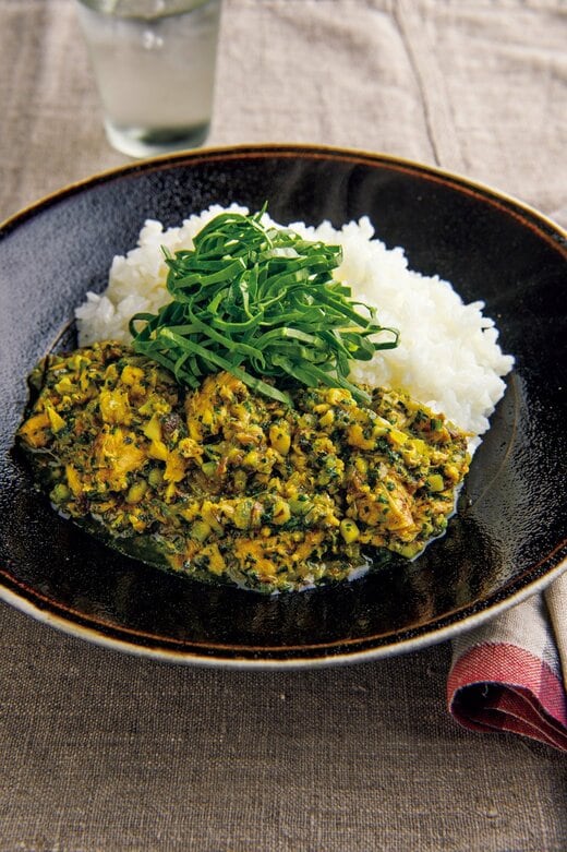 サバの和風キーマカレー