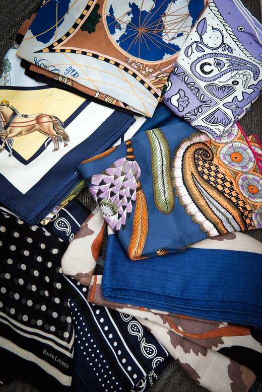 愛用のスカーフたち