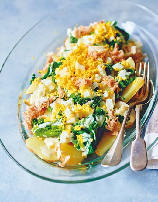 新ジャガのミモザサラダ