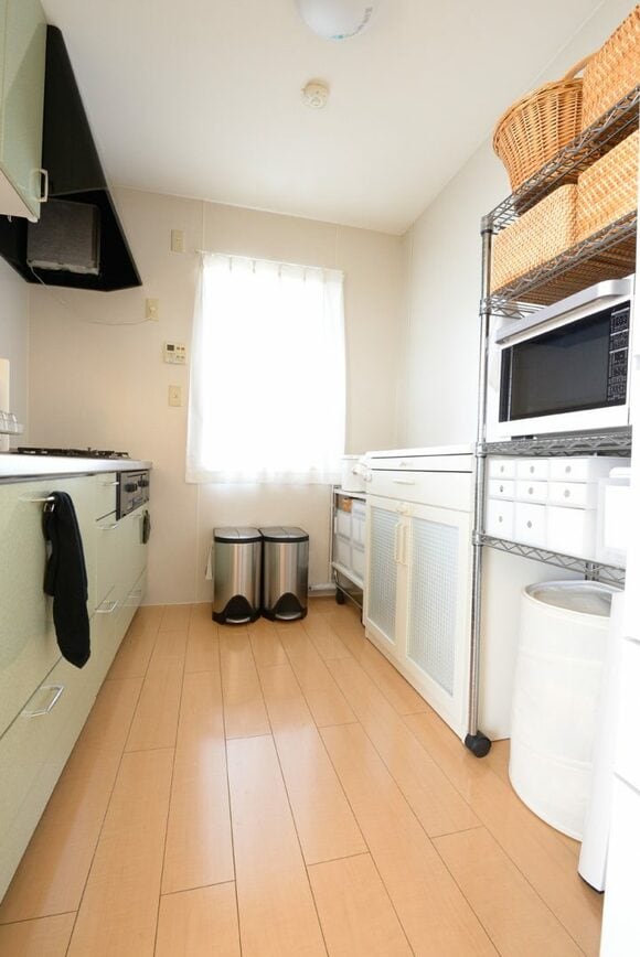 キッチンの手ふきタオルは黒