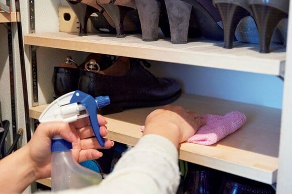 ゲタ箱などの掃除