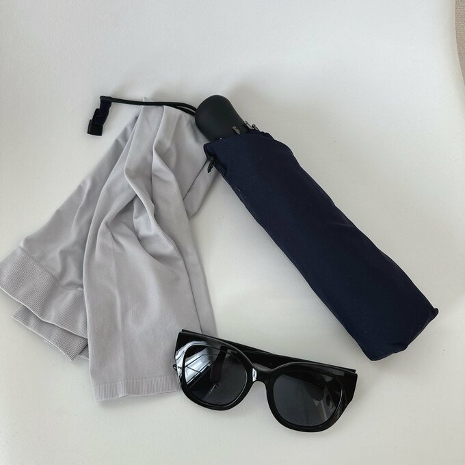 紫外線対策アイテム3点の画像