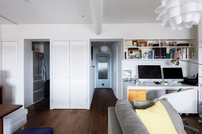 好みの色に仕上げたフローリング