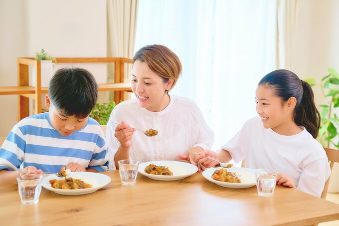 親子3人