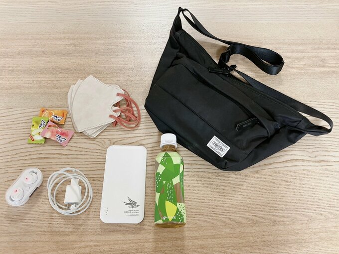 夜行バスの持ち物