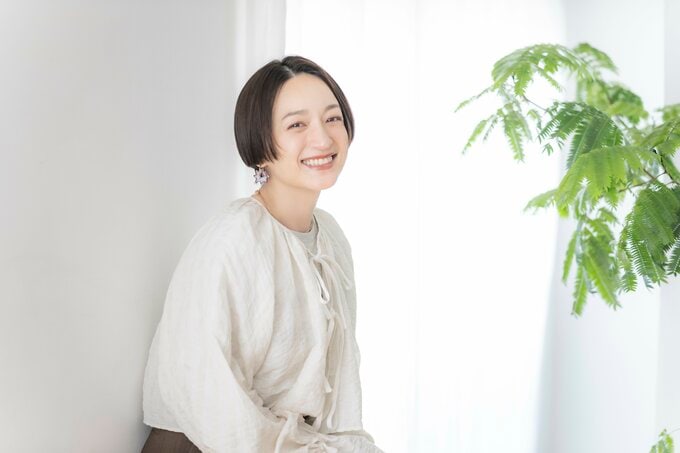 モデルの高山 都さん(43歳)