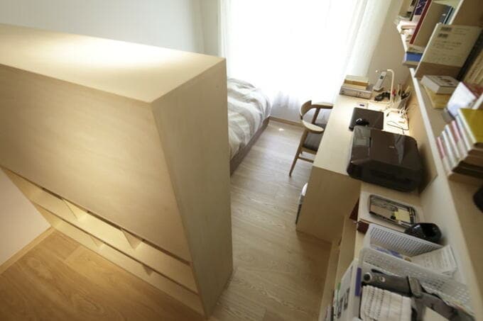 夫婦それぞれの個室