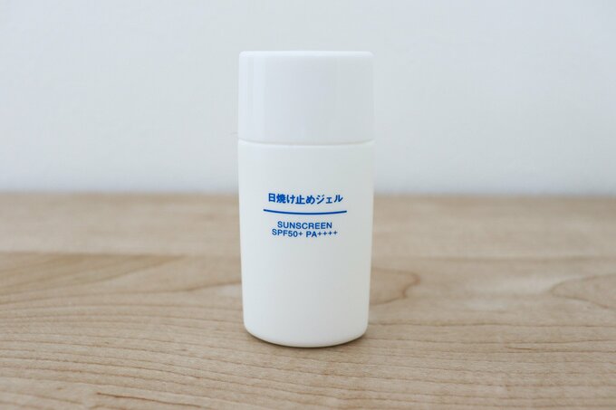 無印良品の日焼け止めジェル
