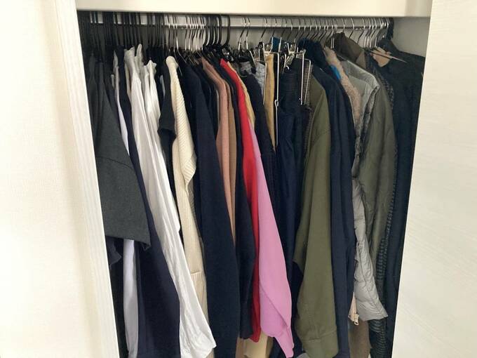 ハンガーの色ビフォー