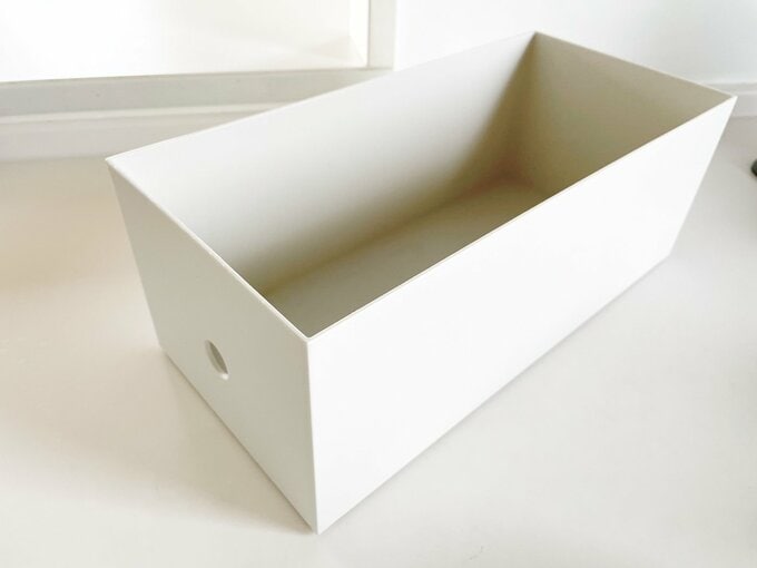 無印良品「ポリプロピレンファイルボックスの1/2サイズ」