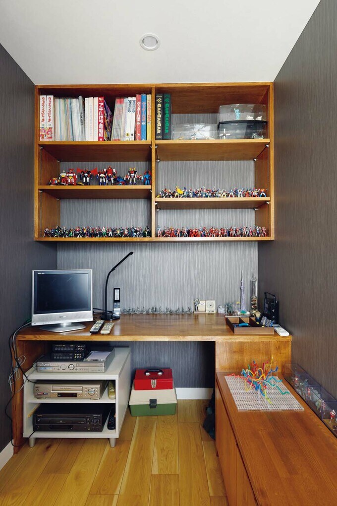 夫専用の書斎兼趣味部屋