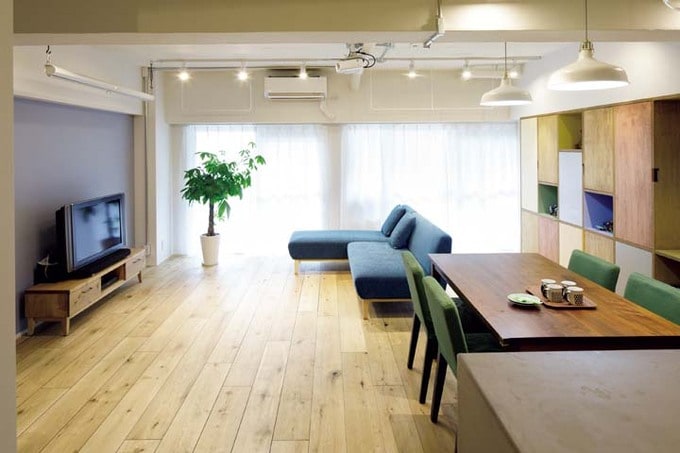 壁を取り払い、LDKを広げて開放的な住まいにリノベ