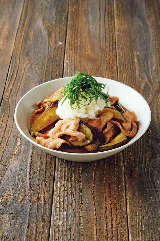 豚肉とナスのおろしポン酢