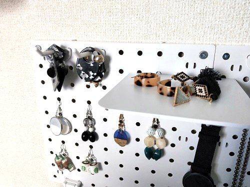 専用パーツの平面棚