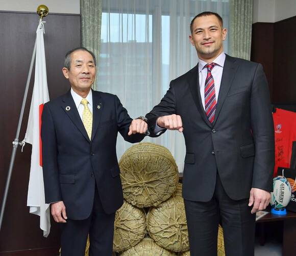 室伏広治さんと中家徹さん