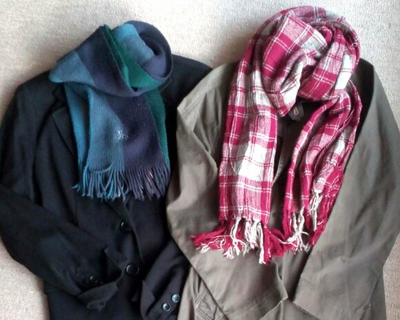 コートとマフラー組み合わせ