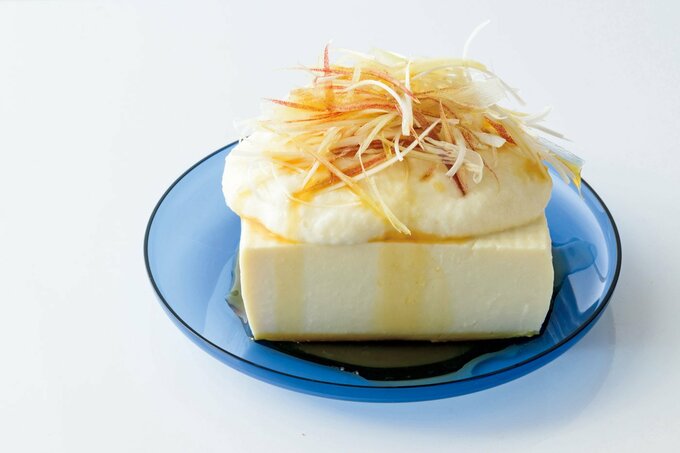 豆腐のとろろがけ