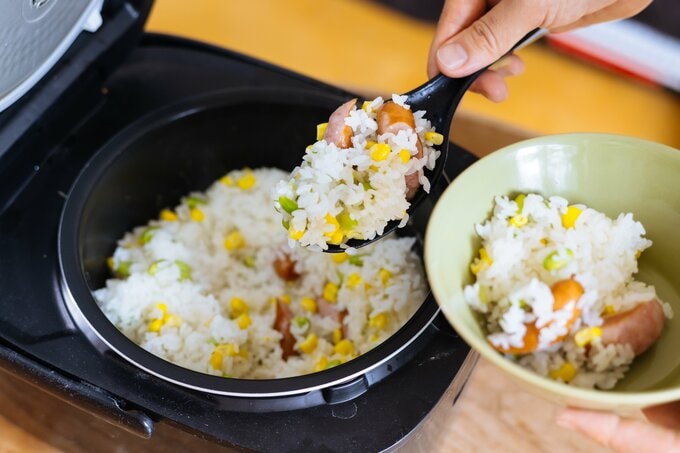 具だくさん炊き込みご飯