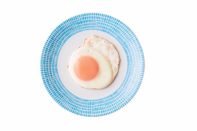 蒸し焼き派目玉焼き