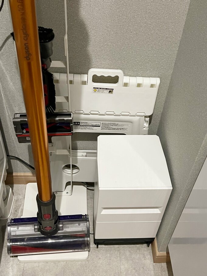掃除機と踏み台