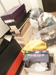 玄関だけでこんなにたくさんの不用品があったのです。