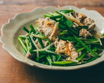 塩分ひかえめでも満足感たっぷり！「ひき肉ともやしの担々風蒸し」