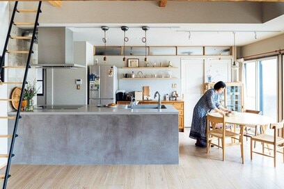 二世帯住宅の実家の2階をリノベ。工事費1500万円、家事＆子育てしやすい間取りに