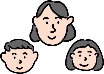 イラスト母子