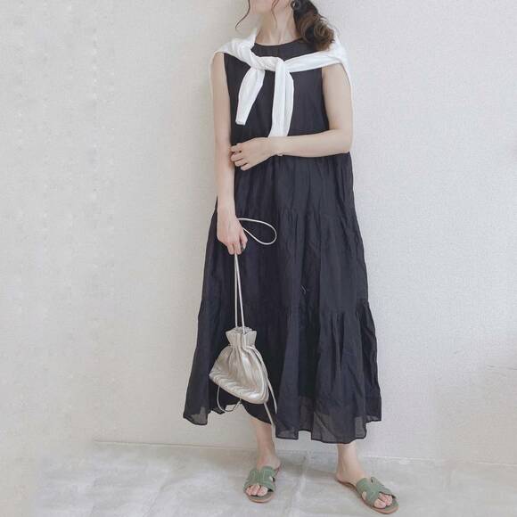 ワンピースと合わせたコーデ