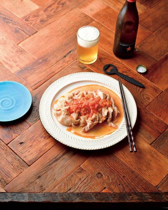 トマトよだれ鶏