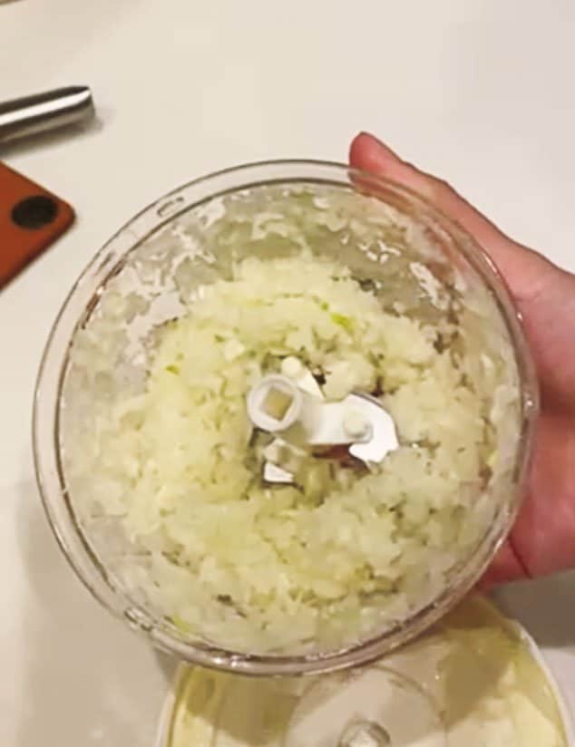 野菜のみじん切り