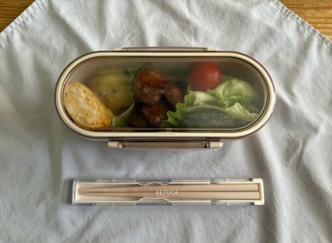 横長サイズの弁当