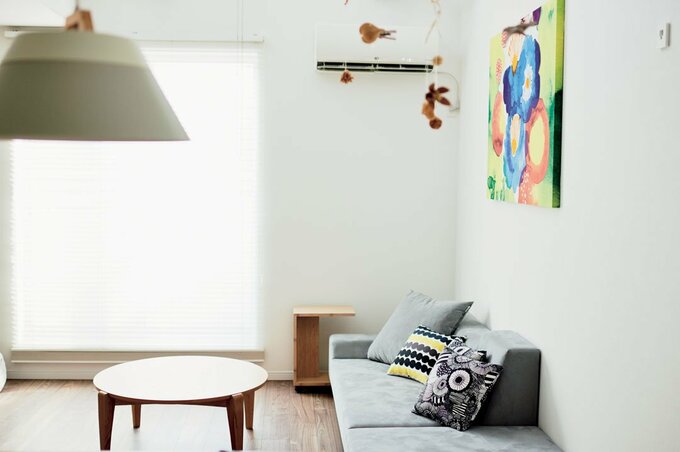 ソファのあるリビング