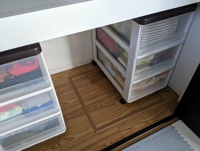 床下収納の現在の様子