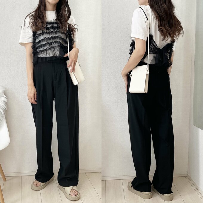 GUパンツ　BBQコーデ