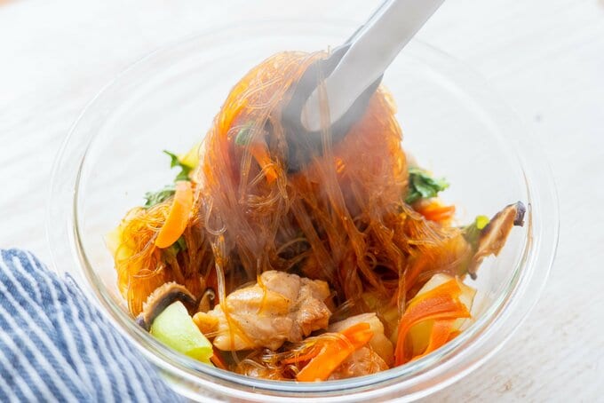 レンジで加熱したあとに混ぜる