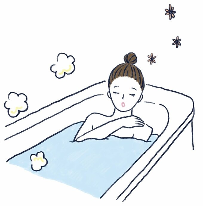 風呂に入る人