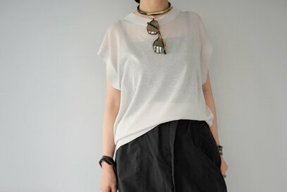 40代50代のための「GU」着こなし。上品な透け感の超優秀アイテムと活用のコツ4つ