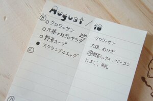 家にある材料と買わなければいけない材料