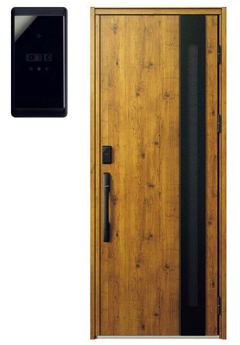 顔認証キー機能搭載の玄関ドア