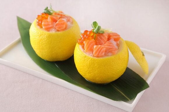 ノルウェーサーモンのゆずカップおろし
