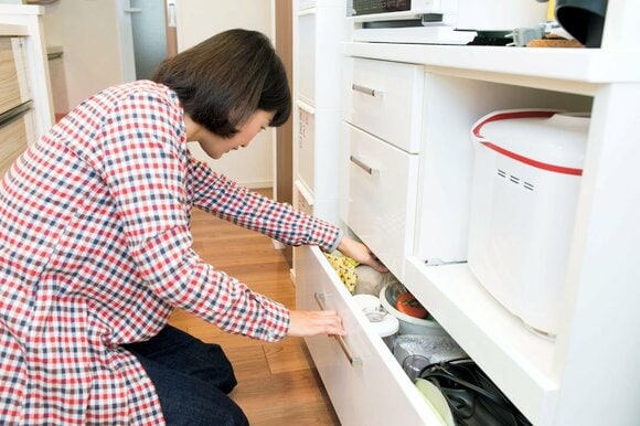 食器棚のゆる捨て