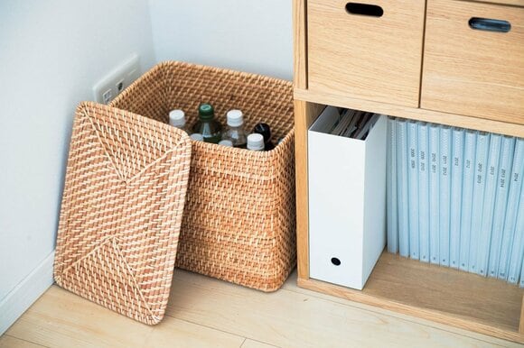 飲料ストックは大きなボックス