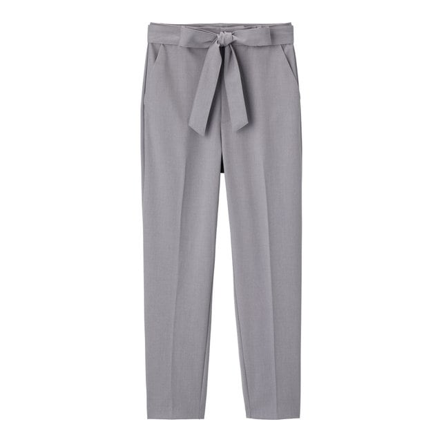 ウエストリボンテーパードパンツ