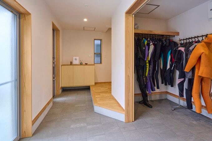 大容量の土間収納