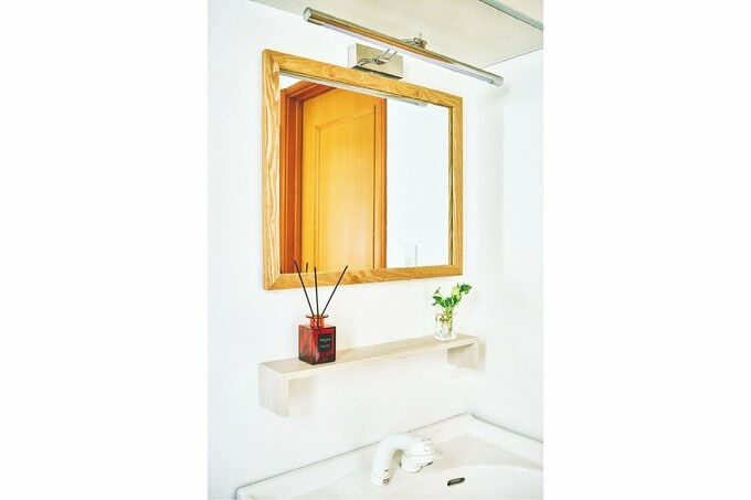 シンプルな洗面所