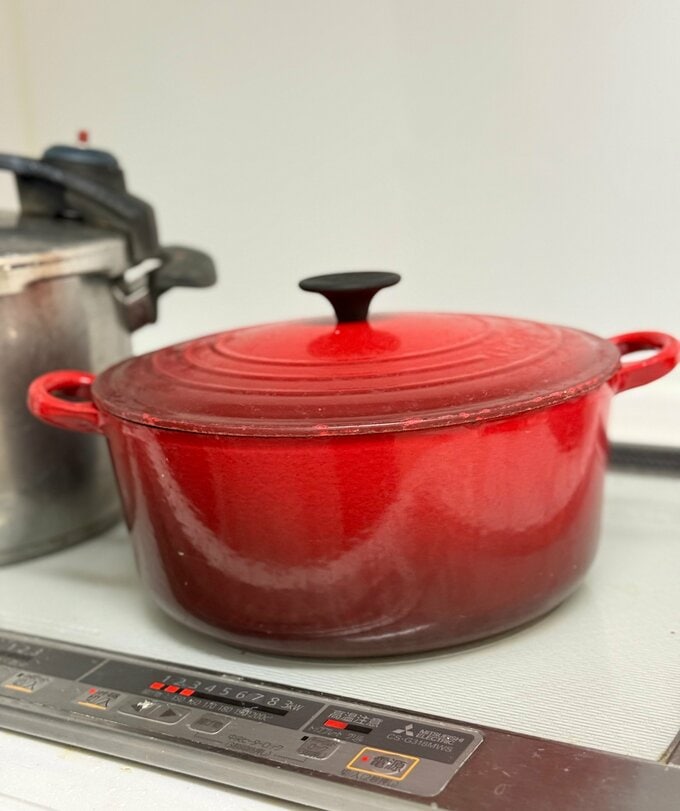 21年愛用中のル・クルーゼの鍋